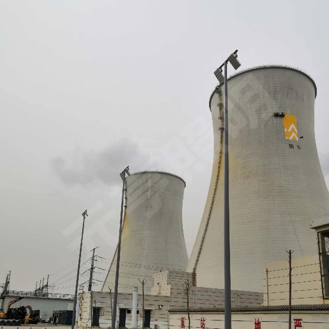 河北電廠廠區籃球場照明項目